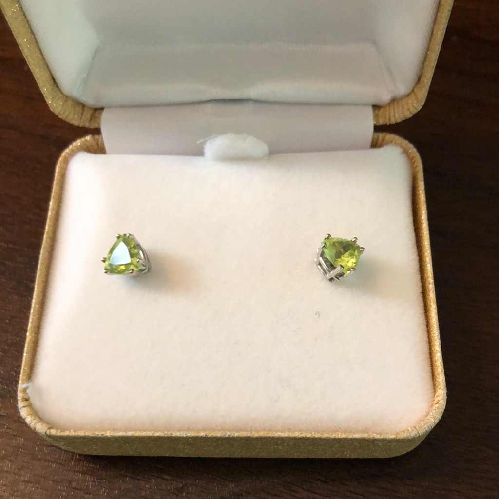 Peridot Studs